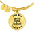 American English Coonhound - 18k Gold Finished Bangle Bracelet