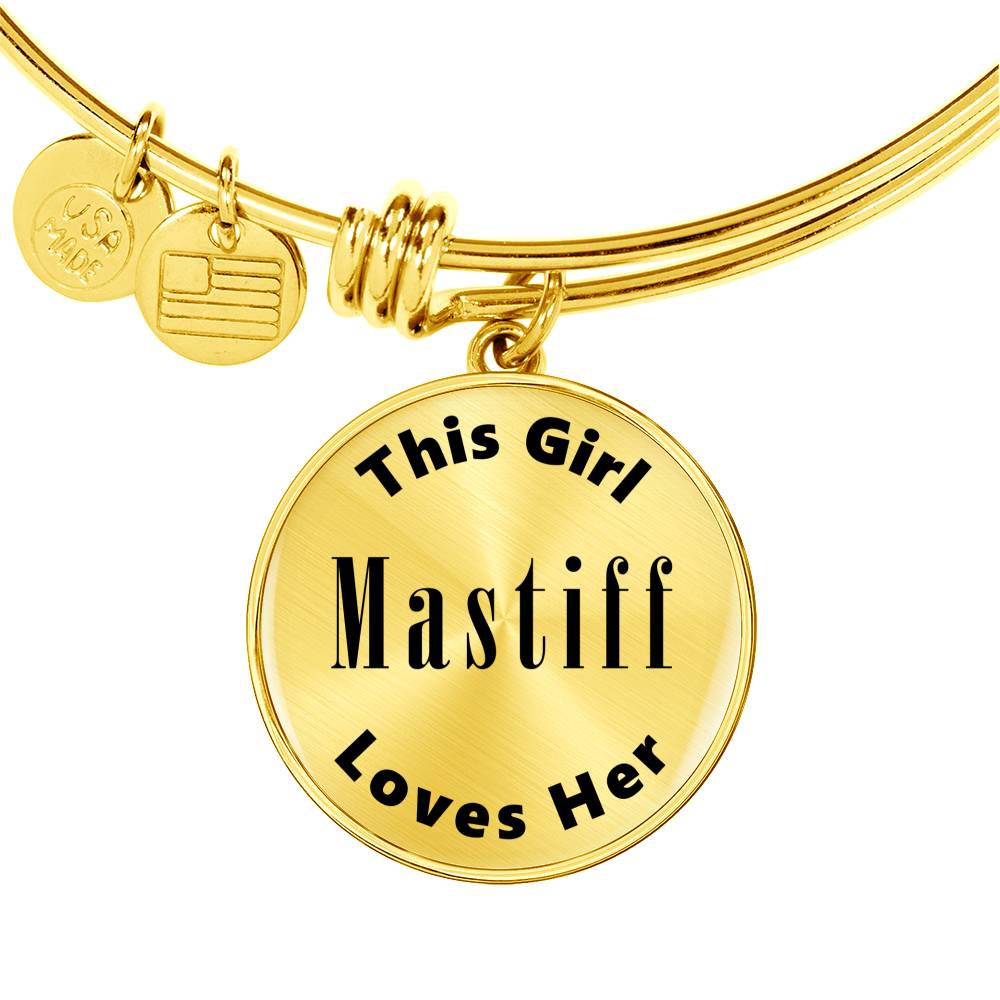 Mastiff v2 - 18k Gold Finished Bangle Bracelet