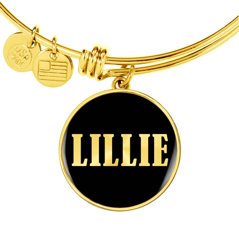 Lillie v02 - 18k Gold Finished Bangle Bracelet