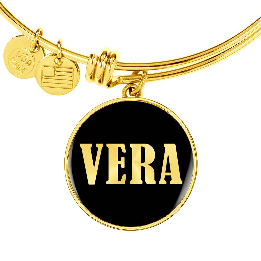 Vera v02 - 18k Gold Finished Bangle Bracelet