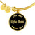 Afghan Hound v2 - 18k Gold Finished Bangle Bracelet
