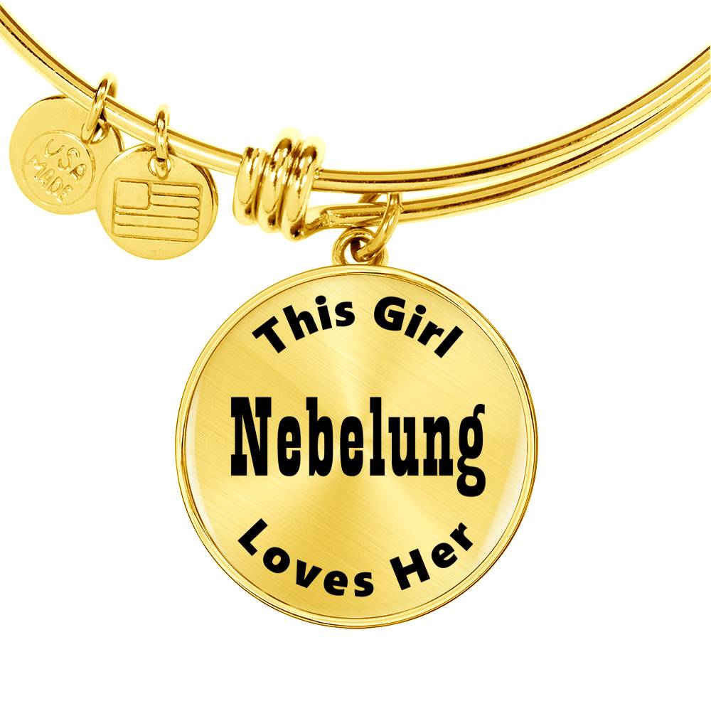 Nebelung - 18k Gold Finished Bangle Bracelet