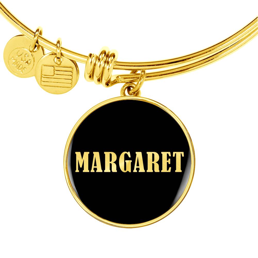 Margaret v02 - 18k Gold Finished Bangle Bracelet