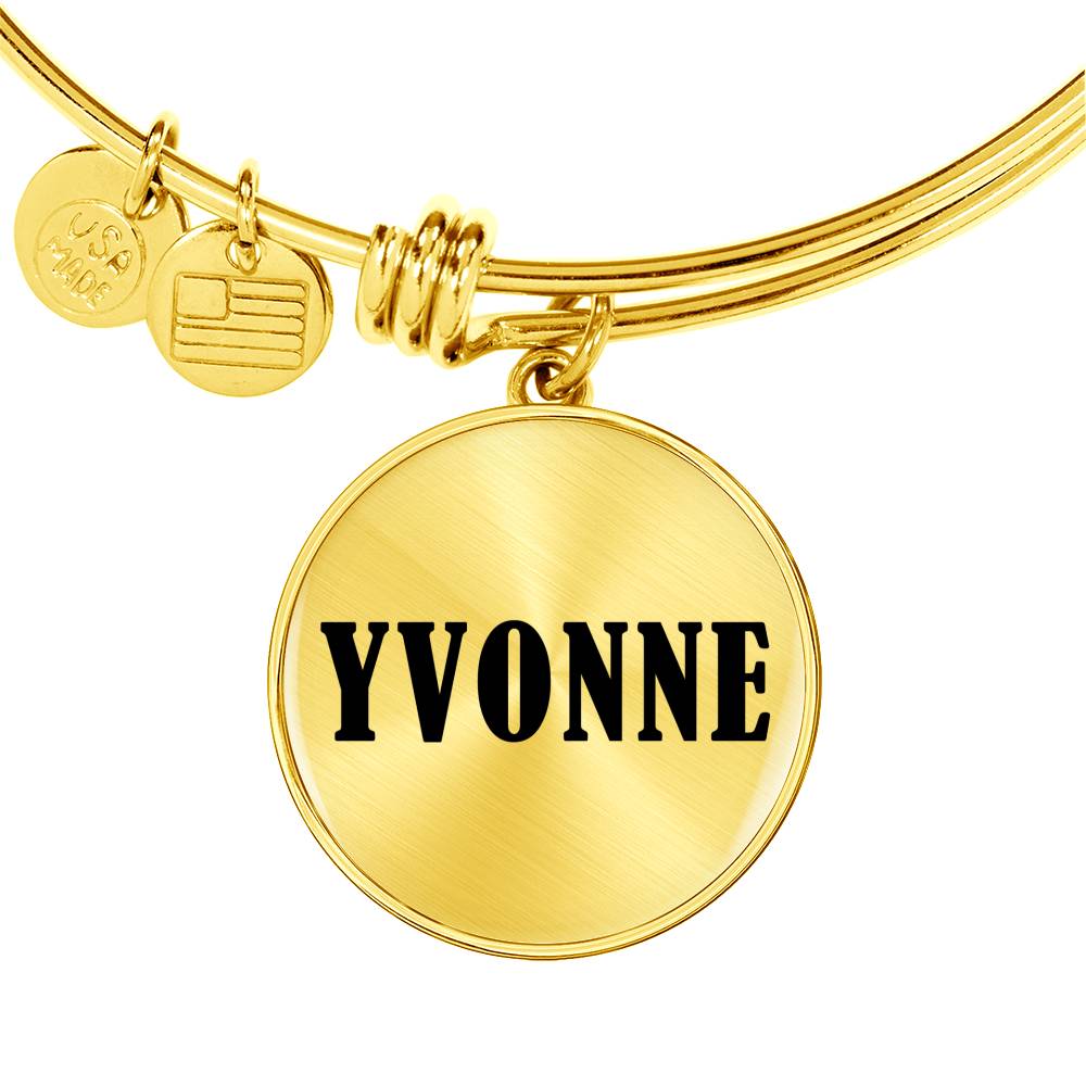 Yvonne v01 - 18k Gold Finished Bangle Bracelet