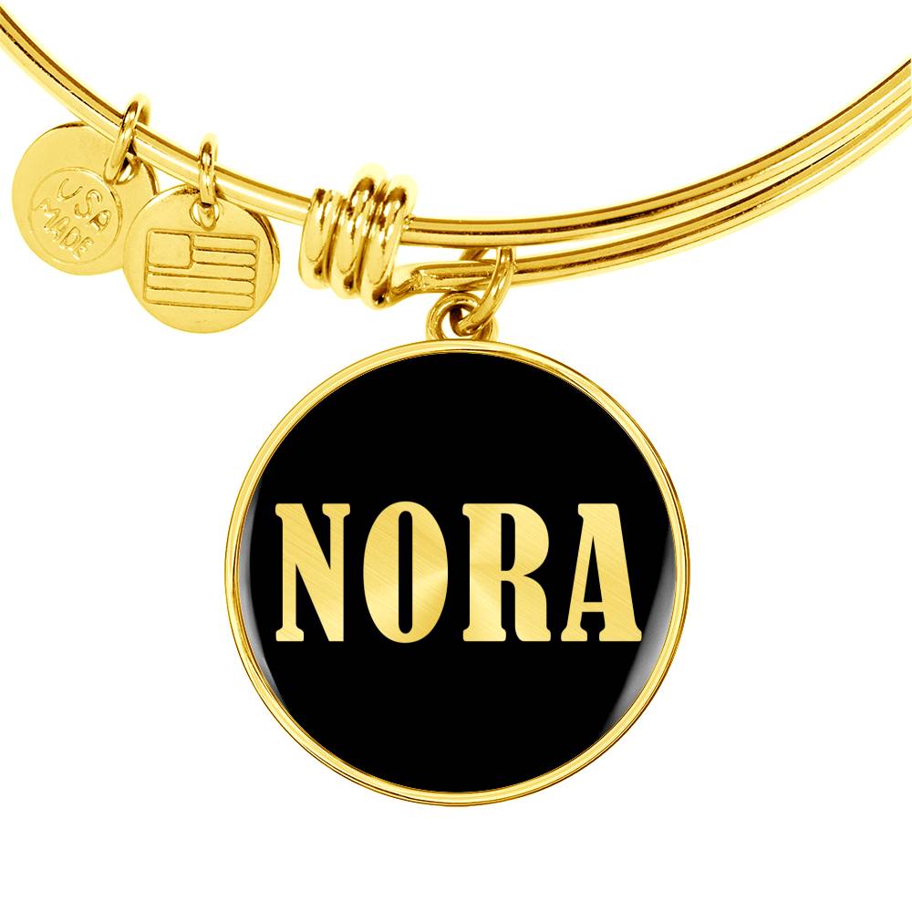 Nora v02 - 18k Gold Finished Bangle Bracelet