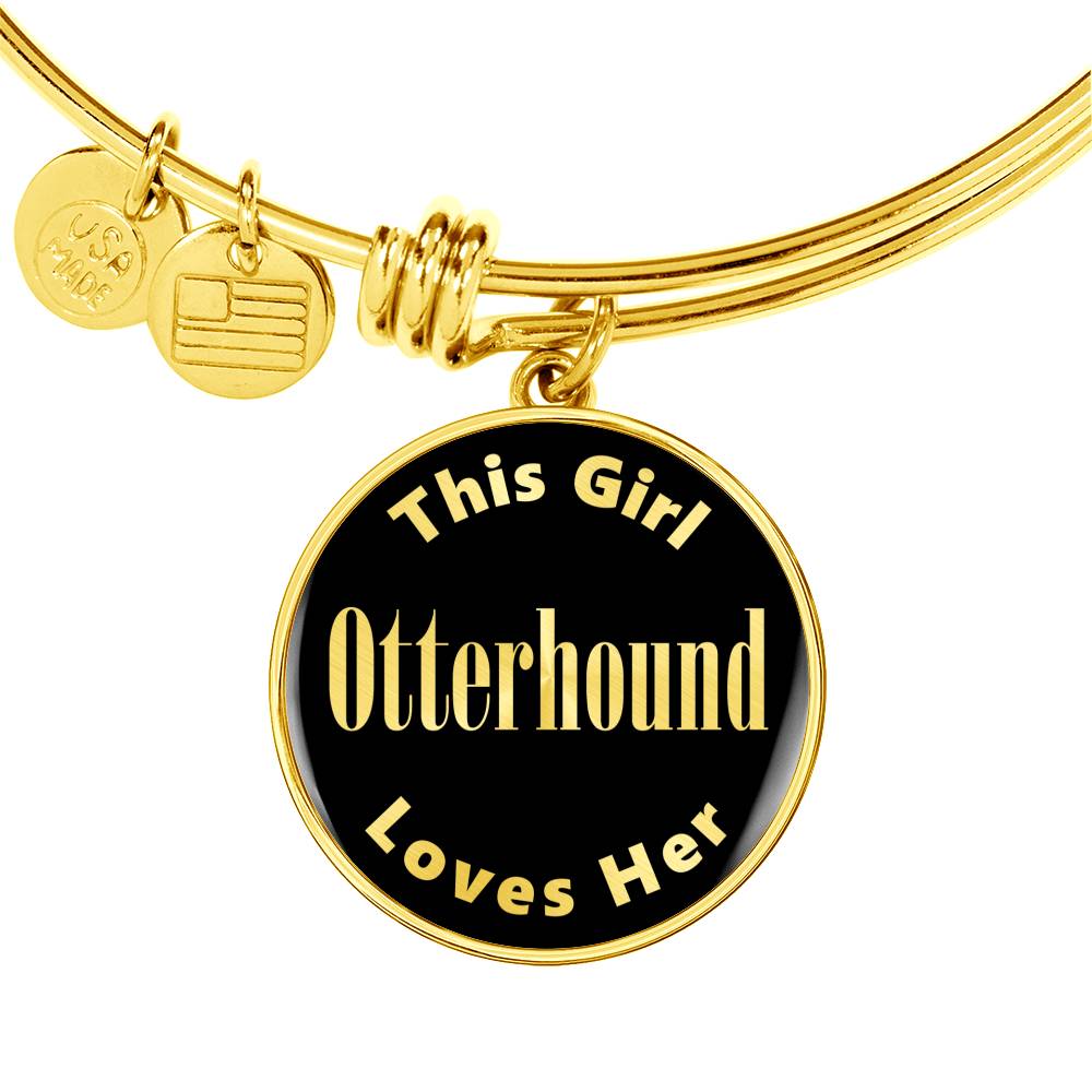 Otterhound v2 - 18k Gold Finished Bangle Bracelet