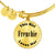 Frenchie - 18k Gold Finished Bangle Bracelet