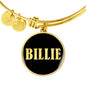 Billie v02 - 18k Gold Finished Bangle Bracelet
