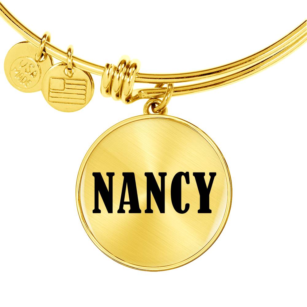 Nancy v01 - 18k Gold Finished Bangle Bracelet
