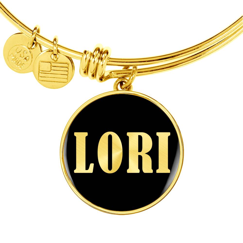 Lori v02 - 18k Gold Finished Bangle Bracelet