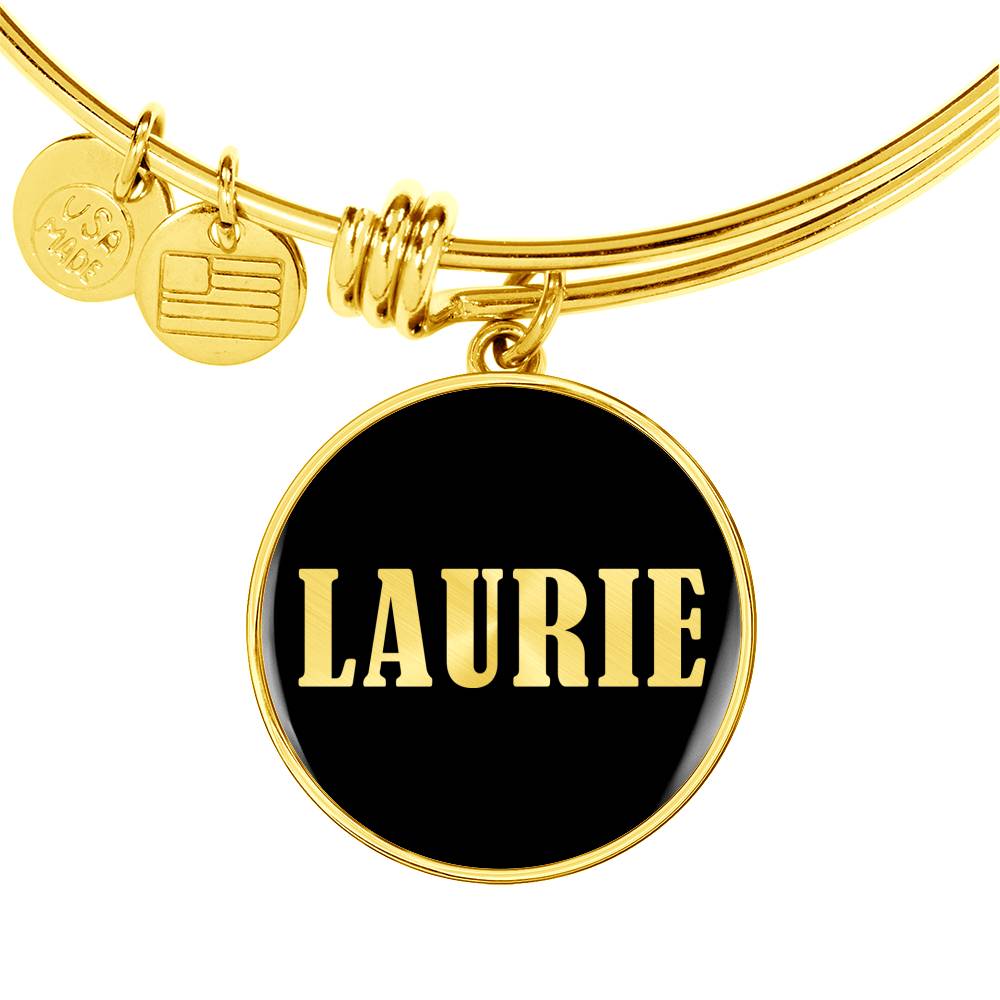Laurie v02 - 18k Gold Finished Bangle Bracelet