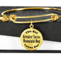 Greater Swiss Mountain Dog - 18k Gold Finished Bangle Bracelet