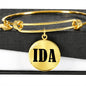 Ida v01 - 18k Gold Finished Bangle Bracelet