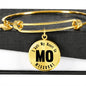 Heart In Missouri v01 - 18k Gold Finished Bangle Bracelet