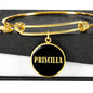Priscilla v02 - 18k Gold Finished Bangle Bracelet