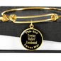 Treeing Walker Coonhound v2 - 18k Gold Finished Bangle Bracelet