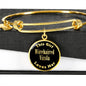 Wirehaired Vizsla v2 - 18k Gold Finished Bangle Bracelet