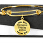 Wirehaired Pointing Griffon - 18k Gold Finished Bangle Bracelet