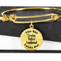 Treeing Walker Coonhound - 18k Gold Finished Bangle Bracelet