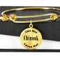 Chinook - 18k Gold Finished Bangle Bracelet
