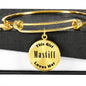 Mastiff v2 - 18k Gold Finished Bangle Bracelet