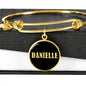 Danielle v02 - 18k Gold Finished Bangle Bracelet