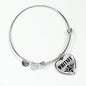 Whitney v01 - Heart Pendant Bangle Bracelet