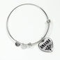 Amanda v01 - Heart Pendant Bangle Bracelet