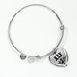 Kay v01 - Heart Pendant Bangle Bracelet