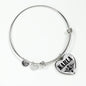 Karla v01 - Heart Pendant Bangle Bracelet