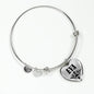 Eva v01 - Heart Pendant Bangle Bracelet