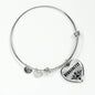 Bernadette v01 - Heart Pendant Bangle Bracelet