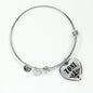 Toni v01 - Heart Pendant Bangle Bracelet