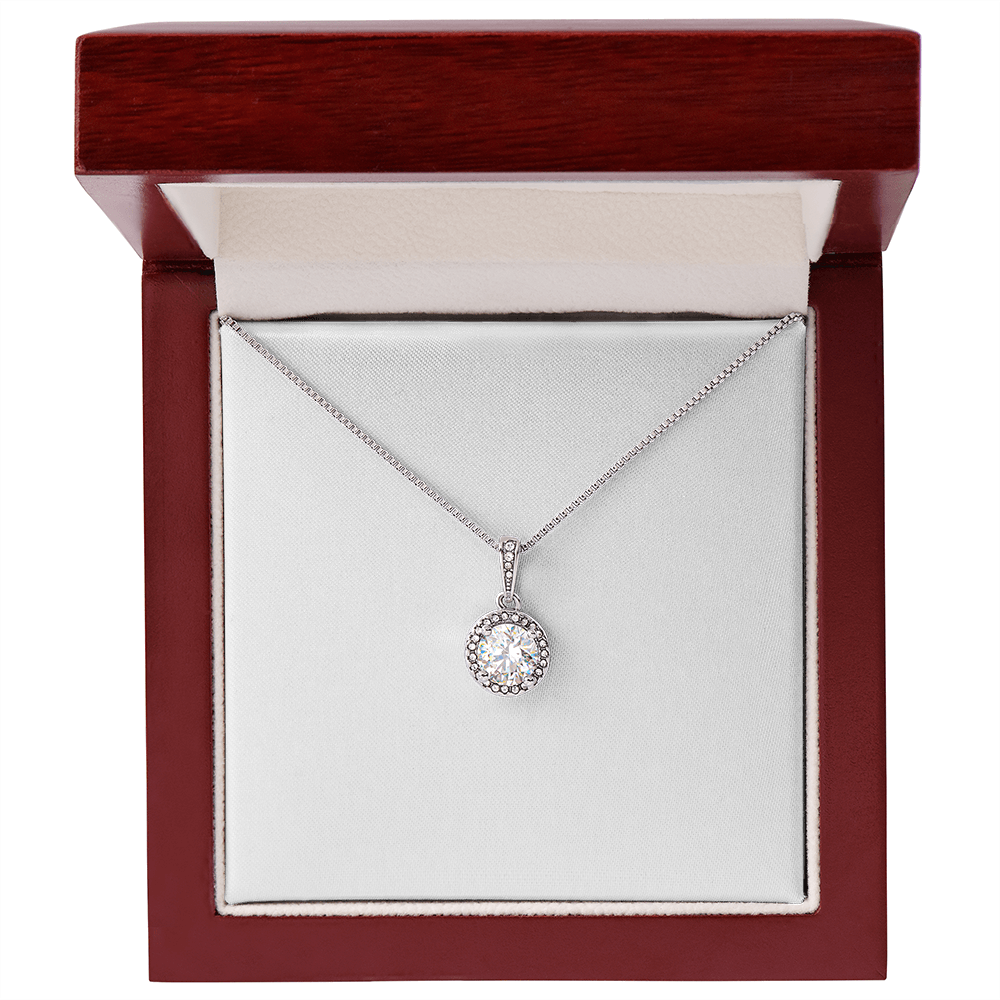 Eternal Hope Necklace With Mahogany Style Luxury Box