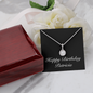 Happy Birthday Patricia v2 - Eternal Hope Necklace With Mahogany Style Luxury Box
