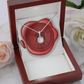 Celebrating 25 Years Anniversary - Eternal Hope Necklace With Mahogany Style Luxury Box