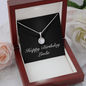 Happy Birthday Linda v2 - Eternal Hope Necklace With Mahogany Style Luxury Box