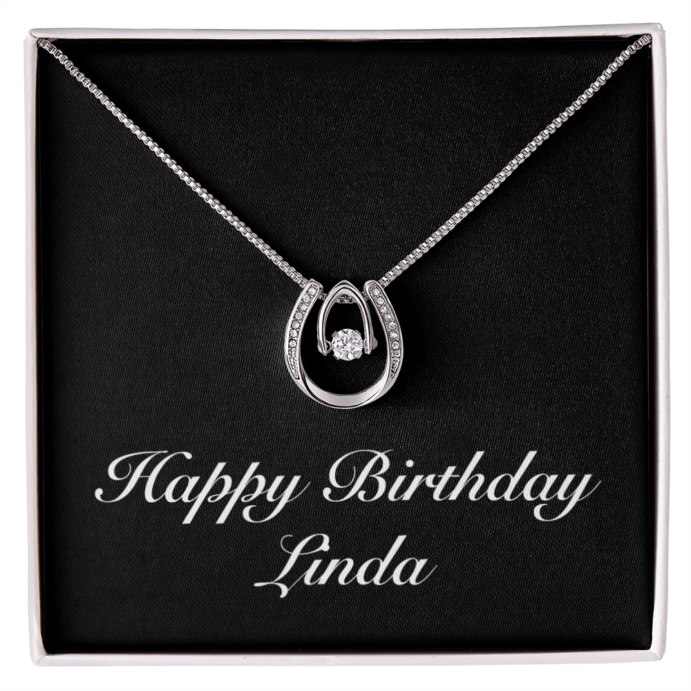 Happy Birthday Linda v2 - Lucky In Love Necklace
