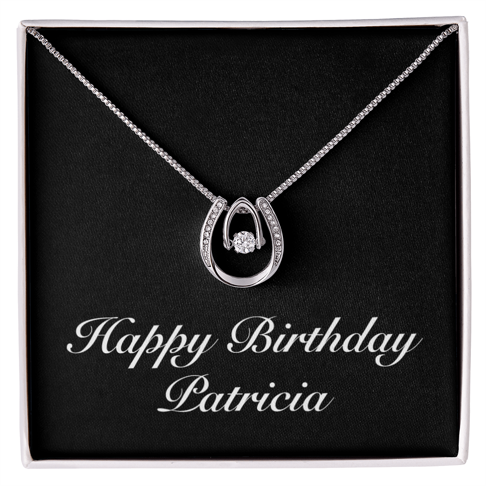 Happy Birthday Patricia v2 - Lucky In Love Necklace