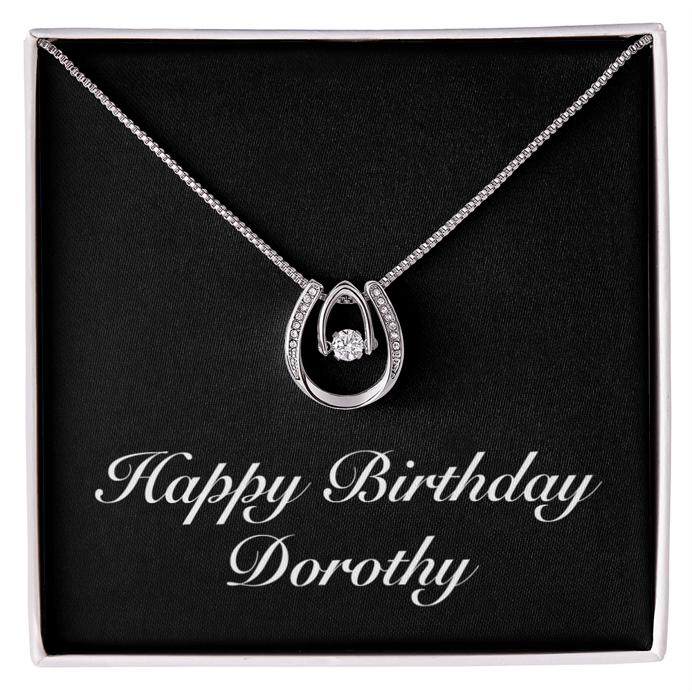 Happy Birthday Dorothy v2 - Lucky In Love Necklace