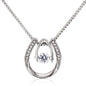 Happy Birthday Margaret v2 - Lucky In Love Necklace With Mahogany Style Luxury Box