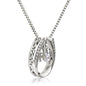 Happy Birthday Margaret - Lucky In Love Necklace With Mahogany Style Luxury Box