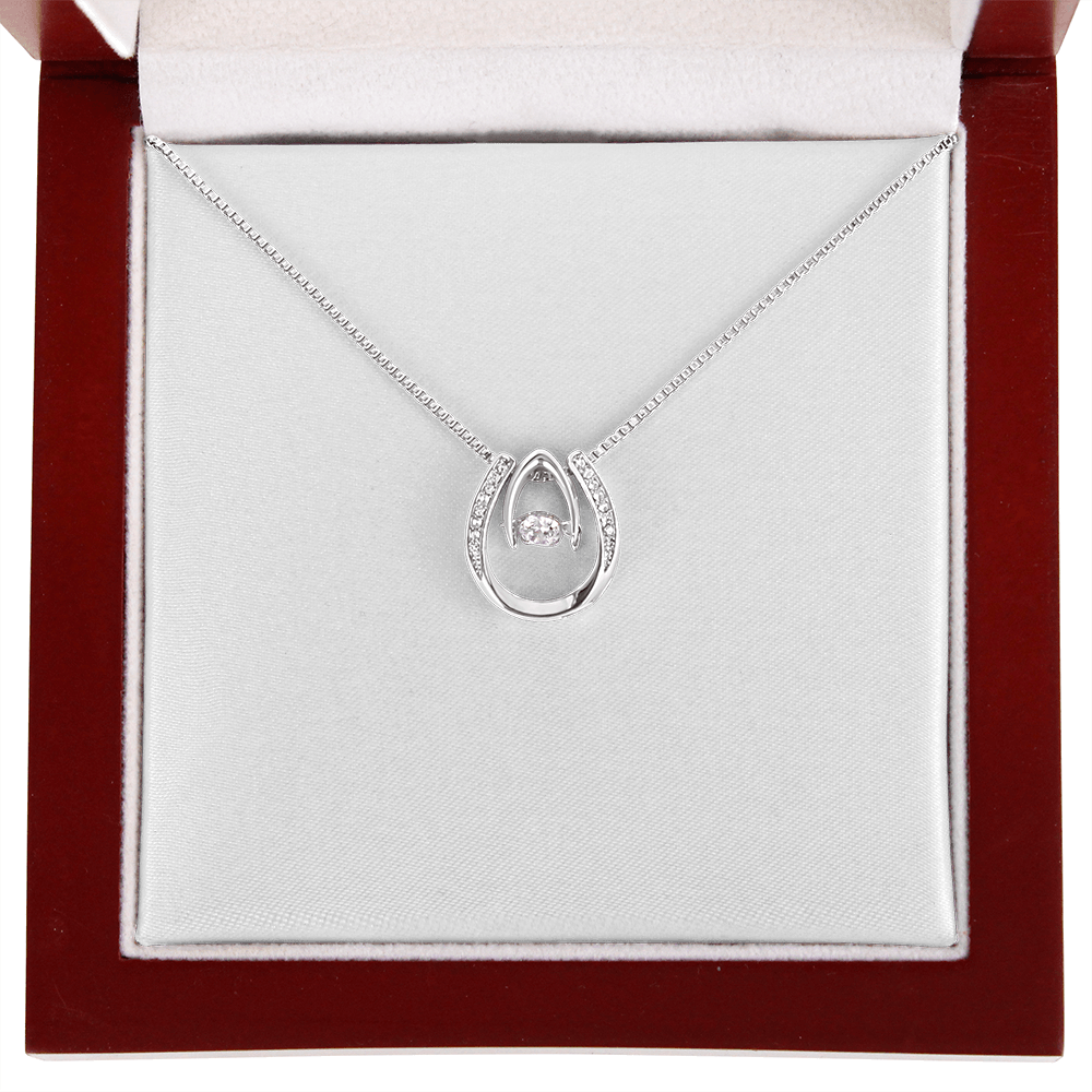 Lucky In Love Necklace With Mahogany Style Luxury Box
