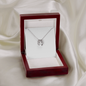 Lucky In Love Necklace With Mahogany Style Luxury Box