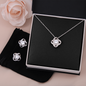 Love Knot Necklace And Earrings Set v2
