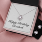 Happy Birthday Elizabeth - Love Knot Necklace And Earrings Set