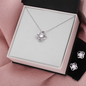 Love Knot Necklace And Earrings Set