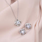 Happy Birthday Mary v2 - Love Knot Necklace And Earrings Set
