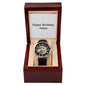 Happy Birthday Adam - Men's Openwork Watch