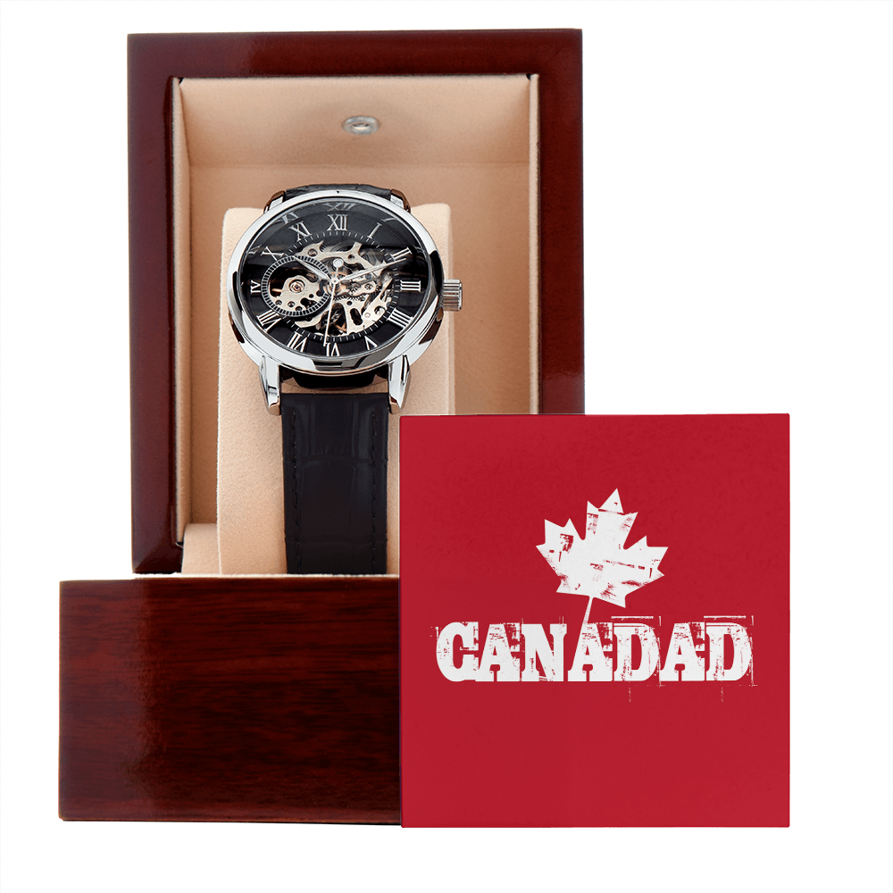 Canada Dad - Men's Openwork Watch